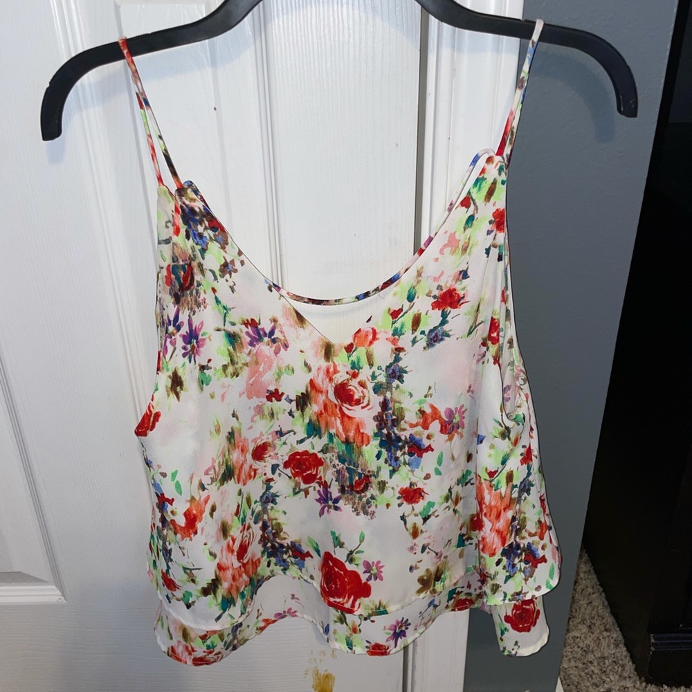 Women’s Floral Tank Top